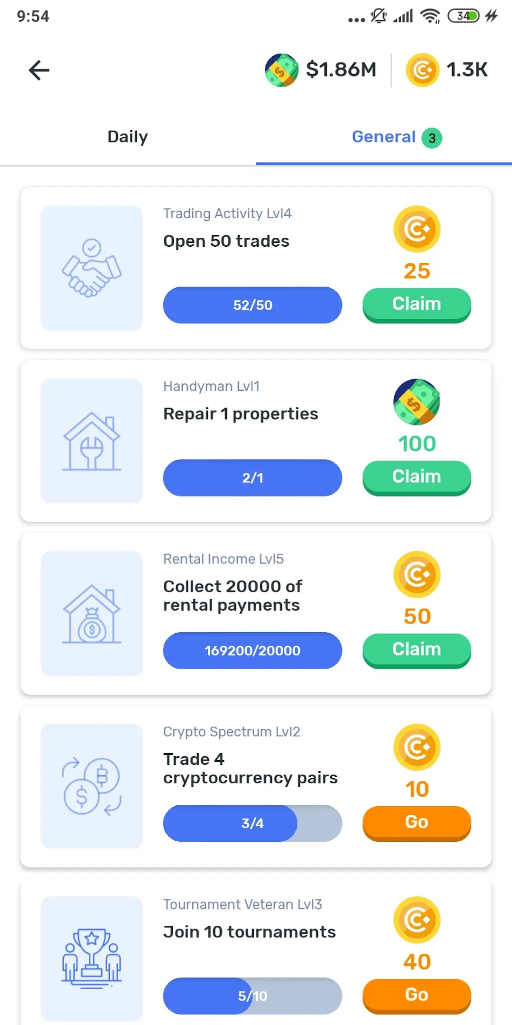 Скріншот Cryptomania —Trading Simulator 3