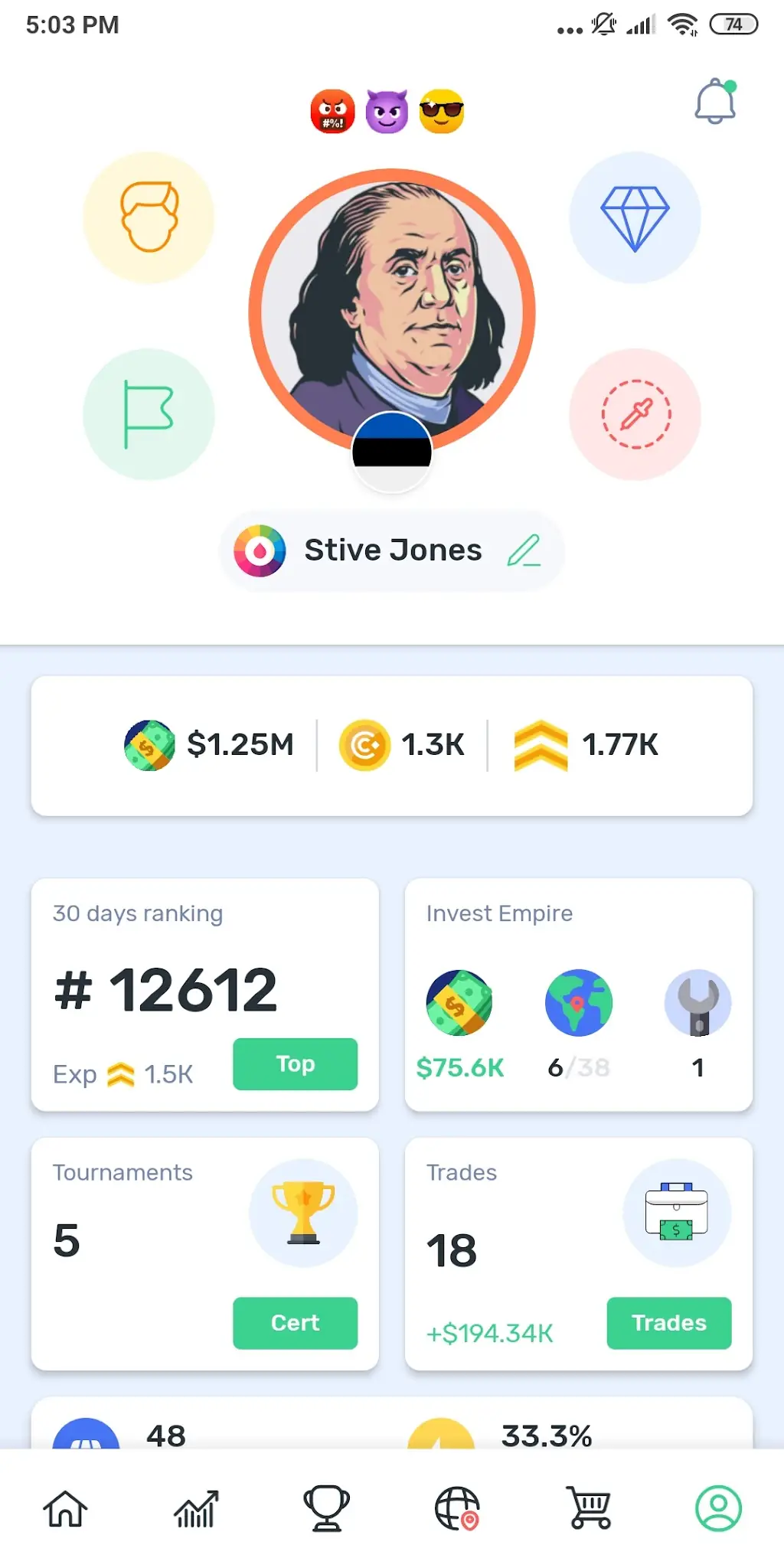 Скріншот Cryptomania —Trading Simulator 8