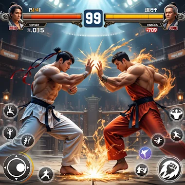 Kung Fu GYM: Fighting Games Icoană