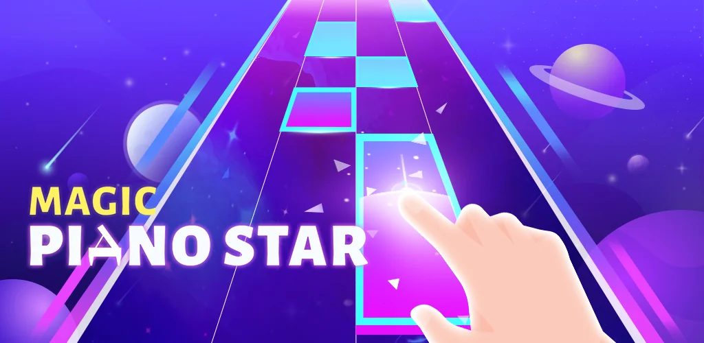 Magic Piano Star: jogo música jogo arte da capa para Android