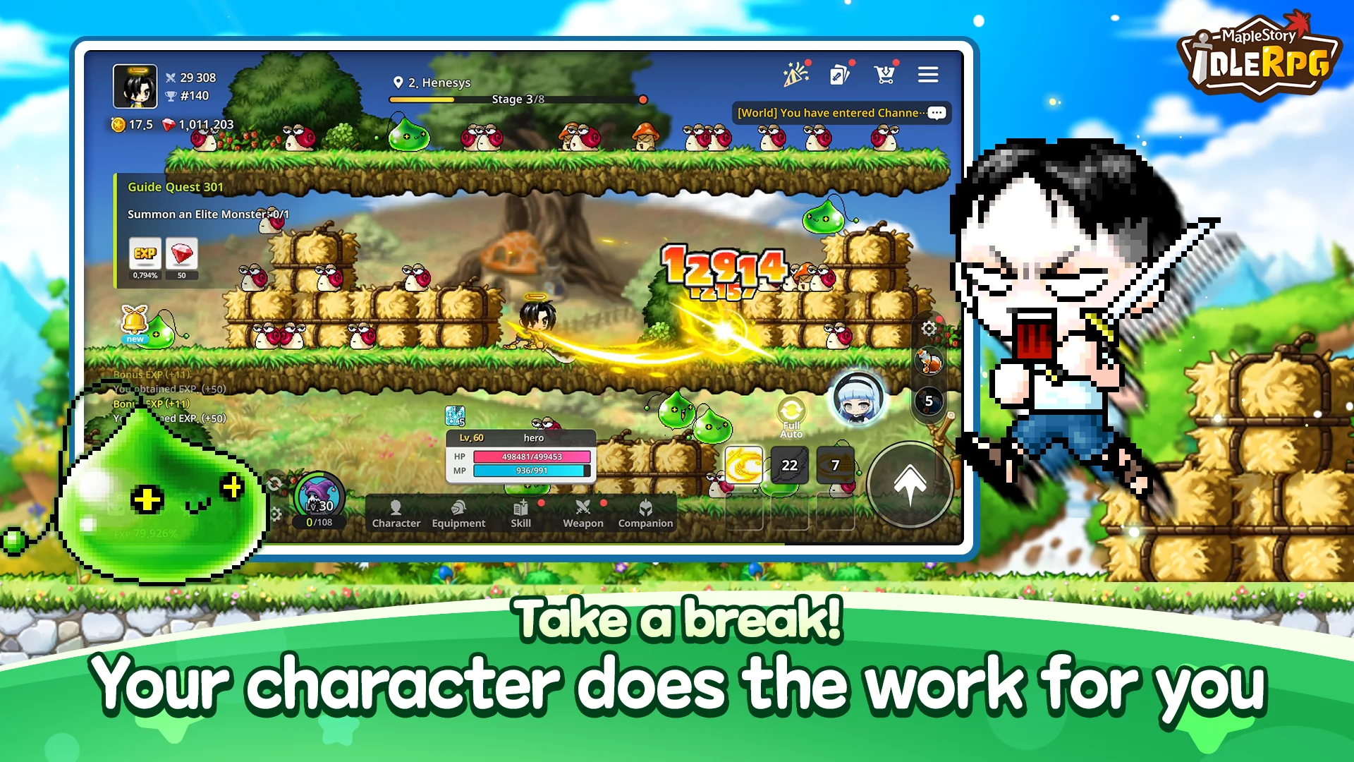 截图 MapleStory : Idle RPG 1