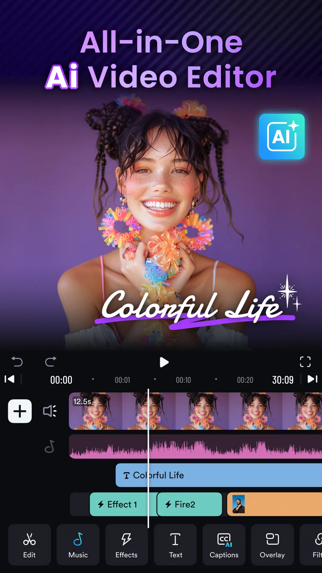 Скріншот AI Video Editor: ShotCut AI 1