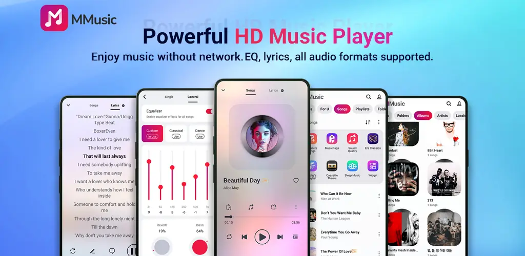 Music Player & MP3 - MMusic приложение обложка для Android