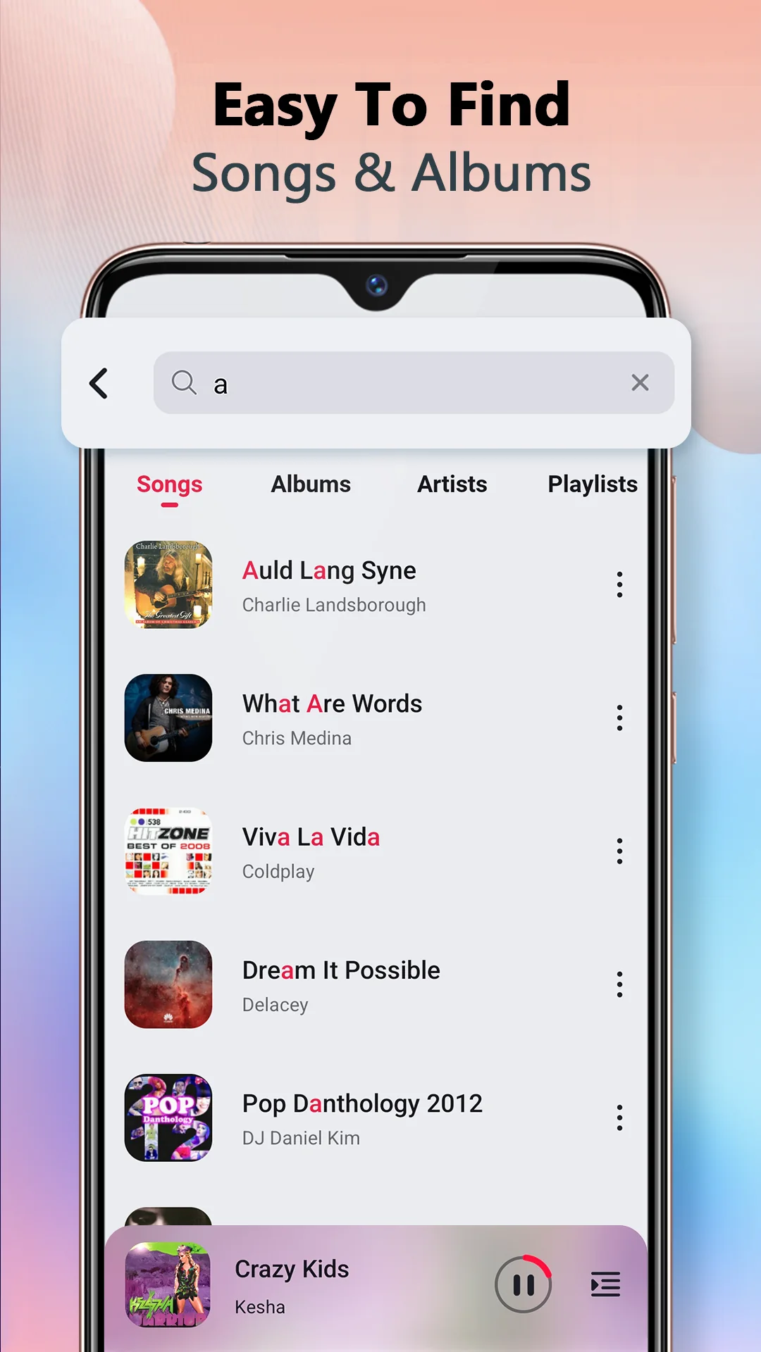 Скриншот Music Player & MP3 - MMusic 5