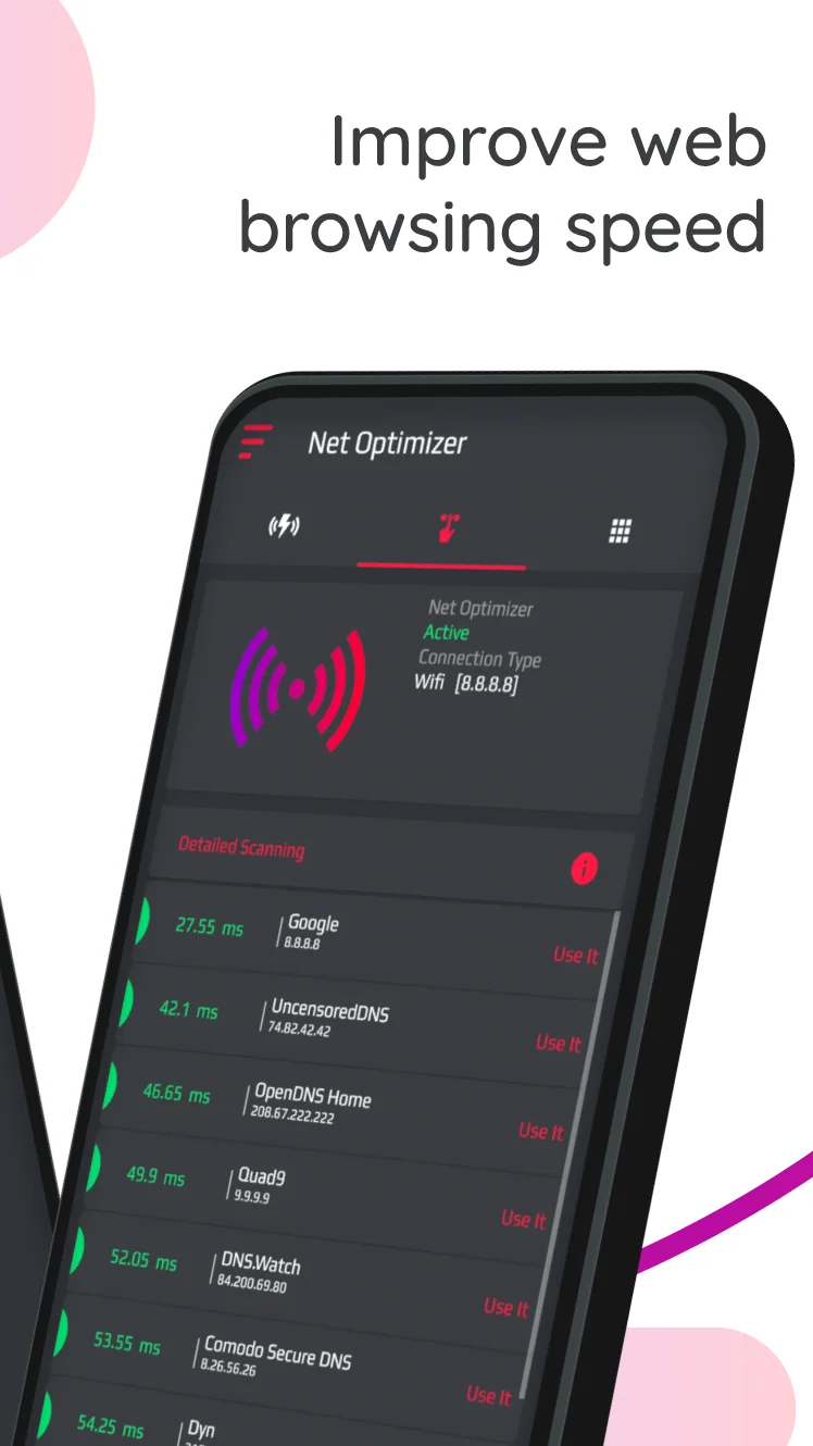 Ekran Görüntüsü Smart DNS: Optimize Ping 2