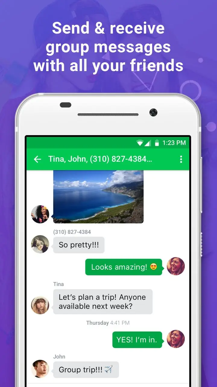 Nextplus: Phone # Text + Call képernyőkép 4