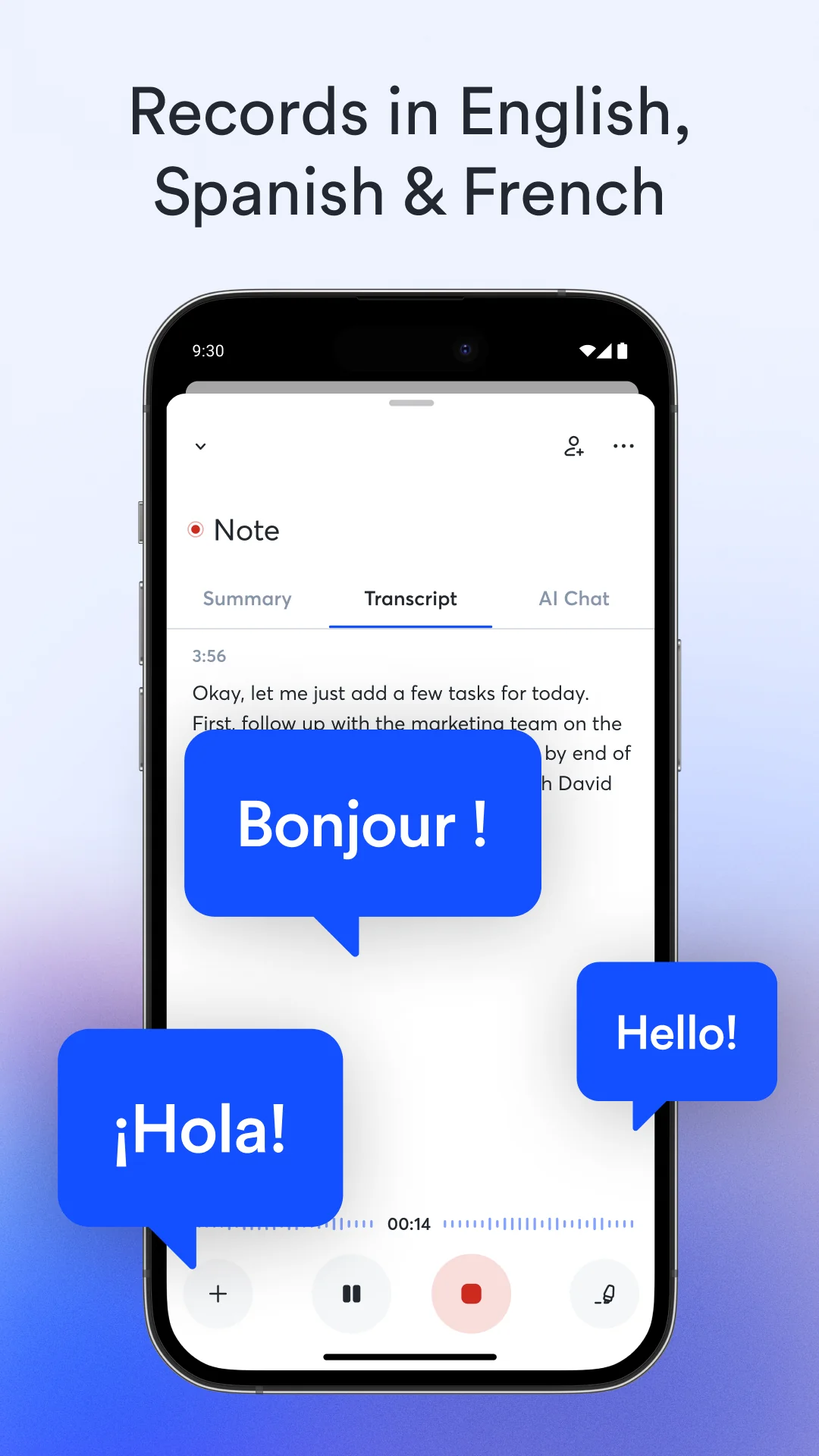Снимка на екрана OtterAI Transcribe Voice Notes 3