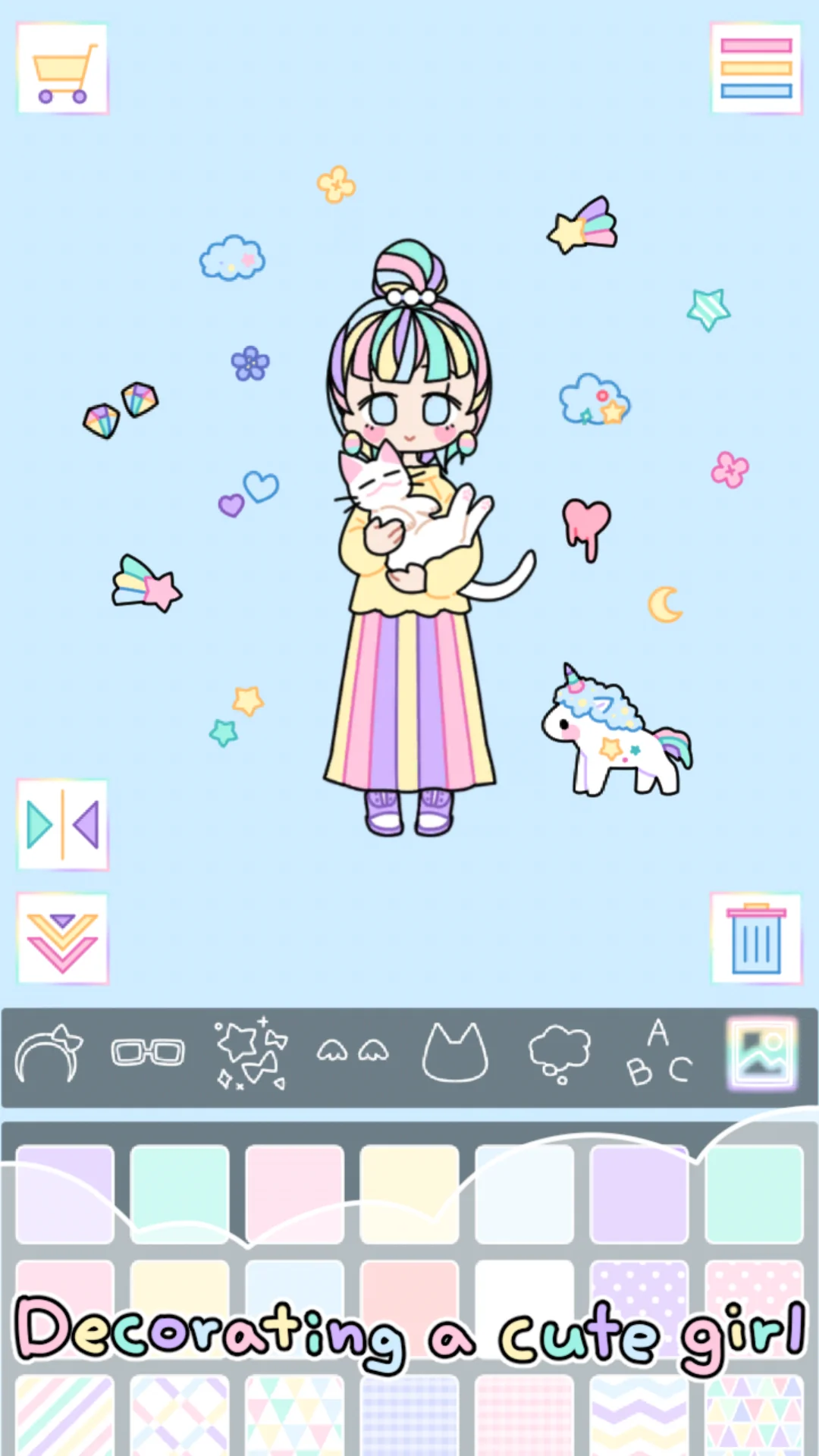 Zrzut ekranu Pastel Girl : Dress Up Game 2