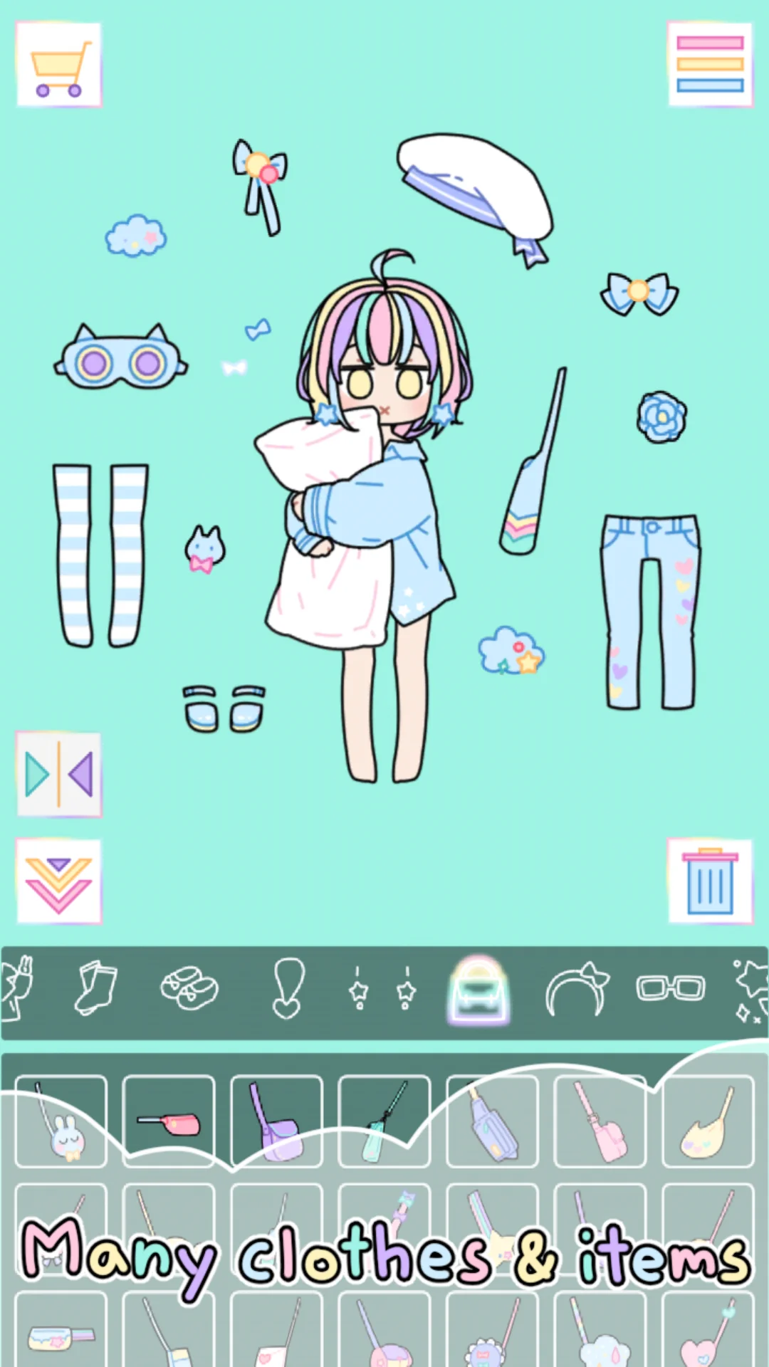 Zrzut ekranu Pastel Girl : Dress Up Game 6