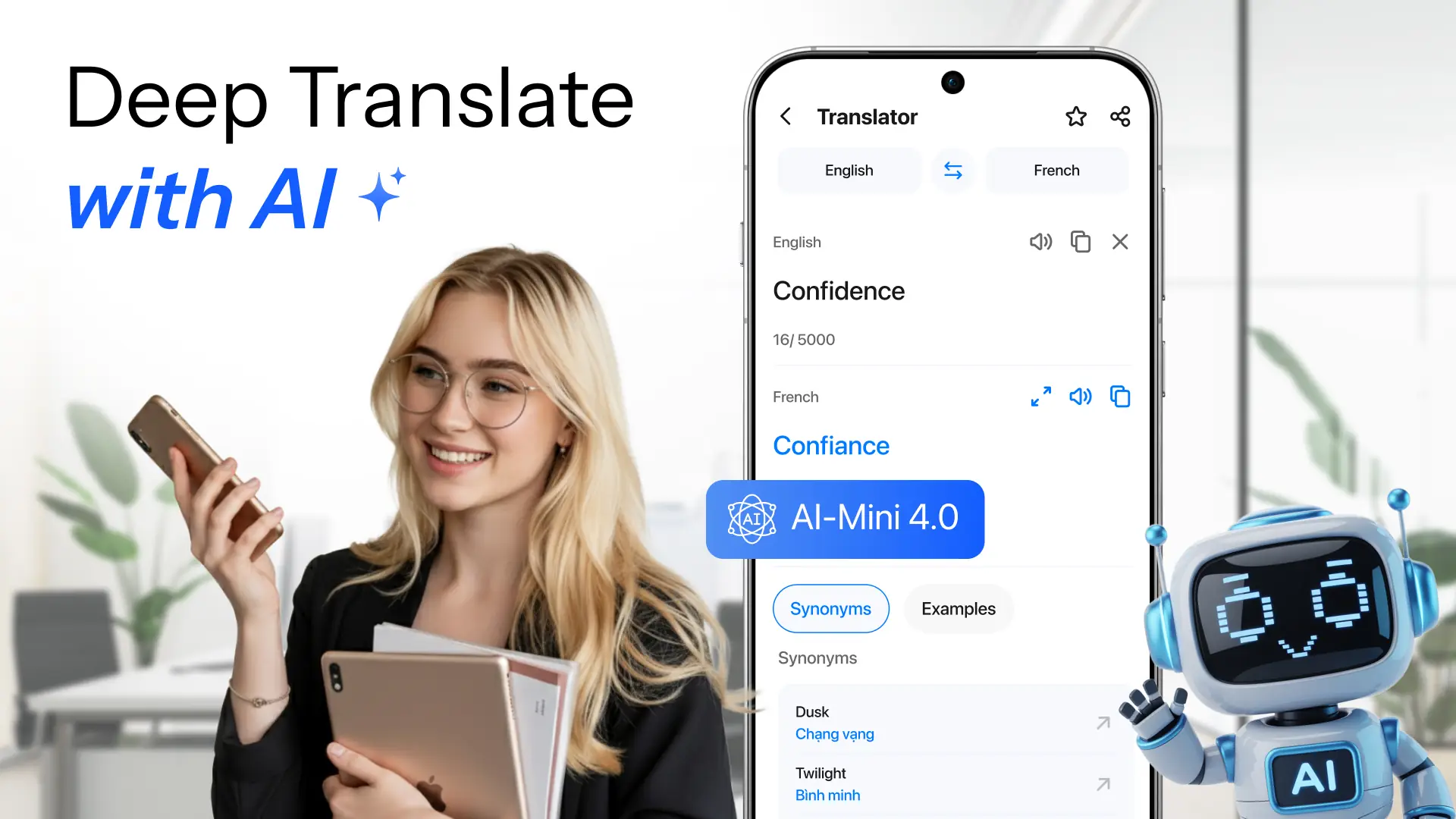 Snímek obrazovky Translate: AI, Camera & Voice 3