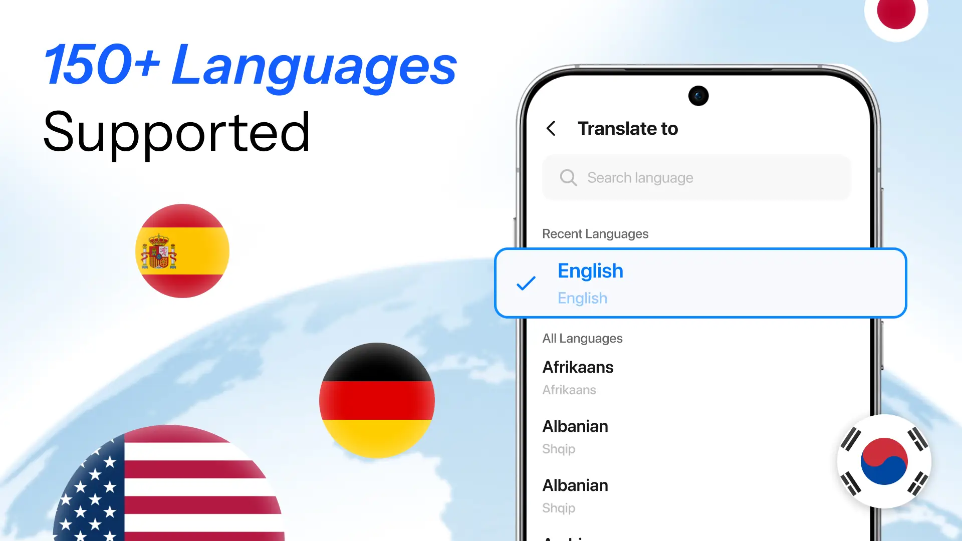 Snímek obrazovky Translate: AI, Camera & Voice 7