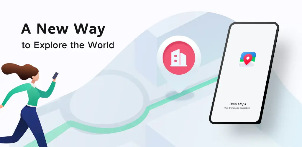 Petal Maps – GPS и навигация приложение обложка для Android
