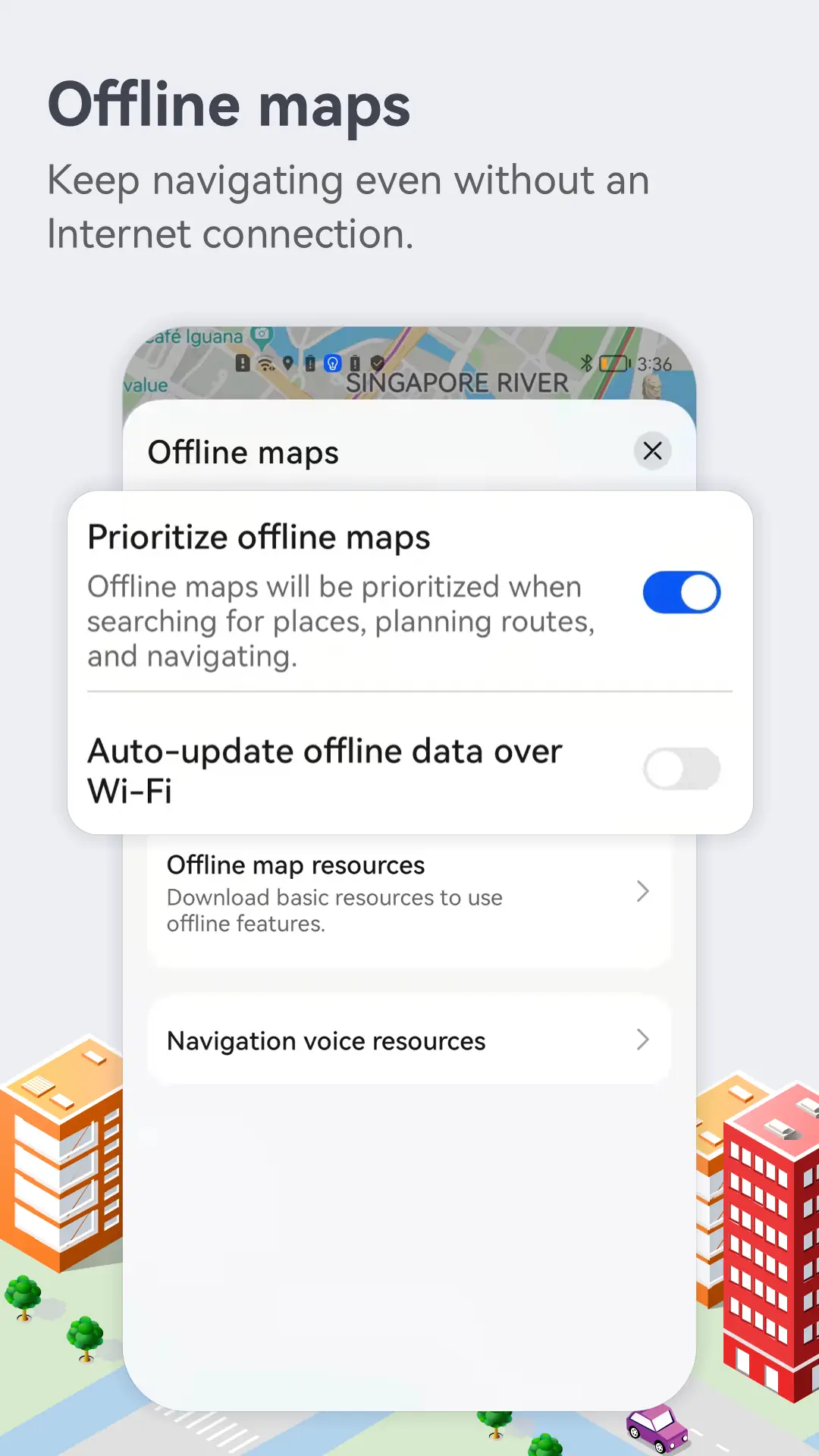 Скриншот Petal Maps – GPS и навигация 5