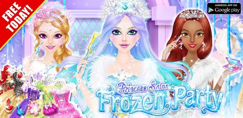 Princess Salon: Frozen Party игра корица за Android