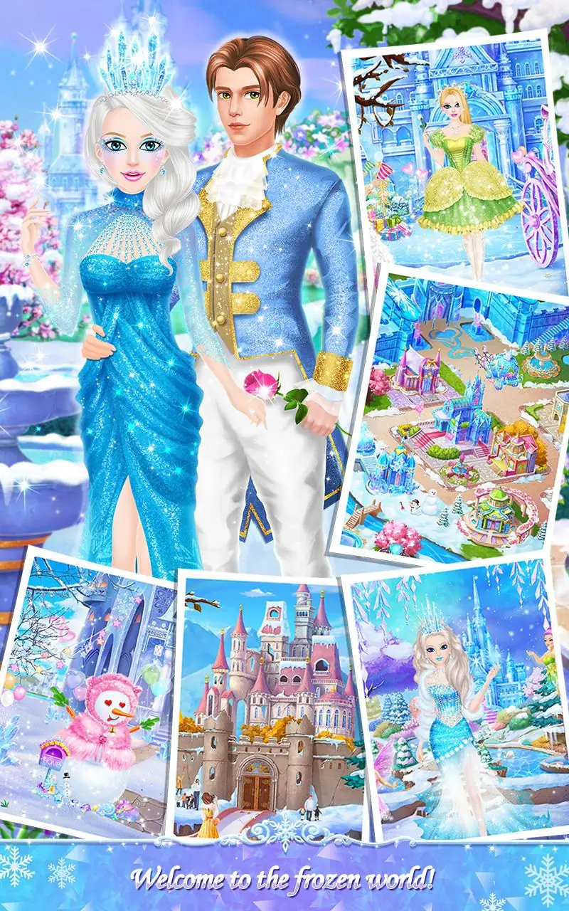 Снимка на екрана Princess Salon: Frozen Party 2