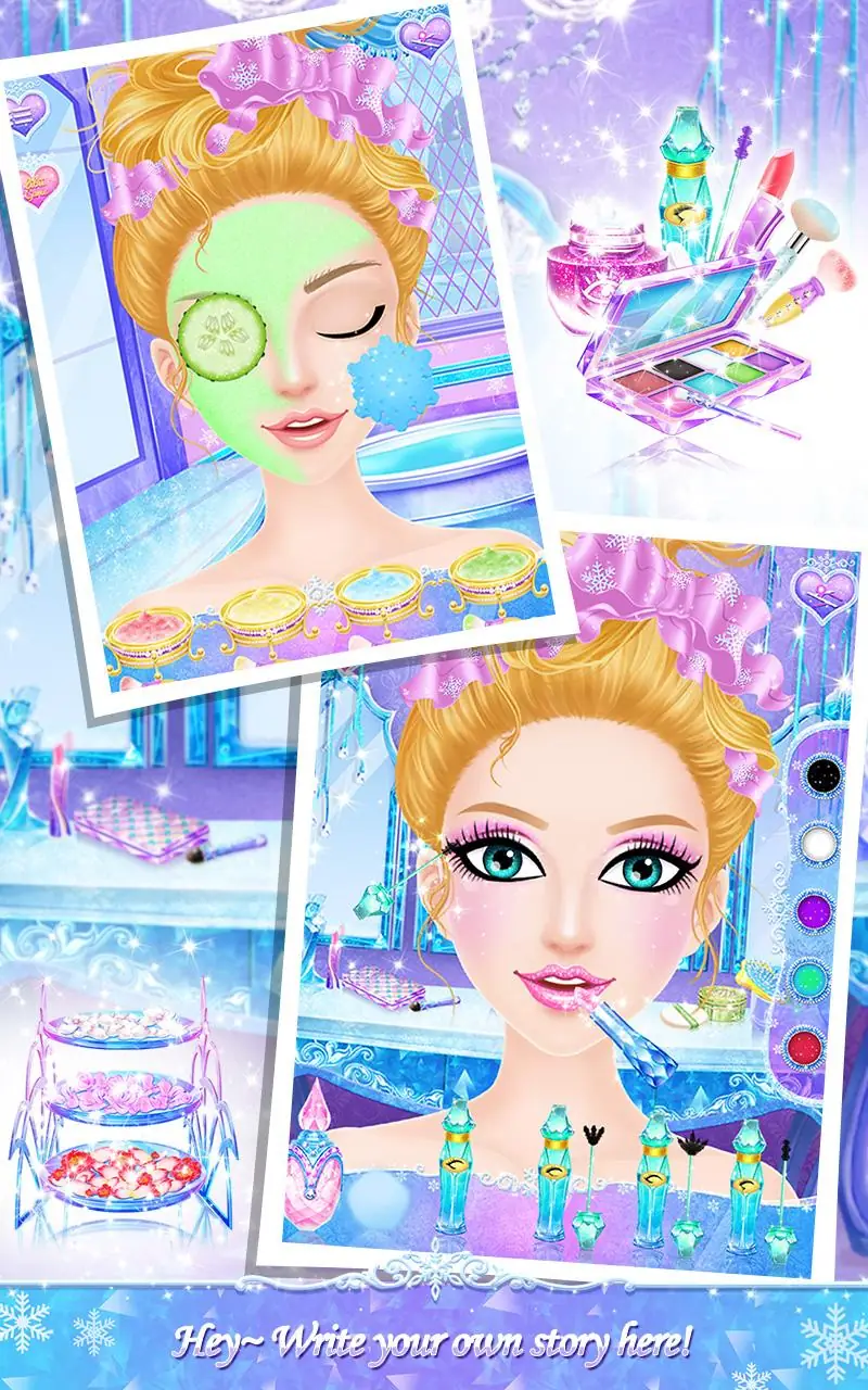 Снимка на екрана Princess Salon: Frozen Party 3