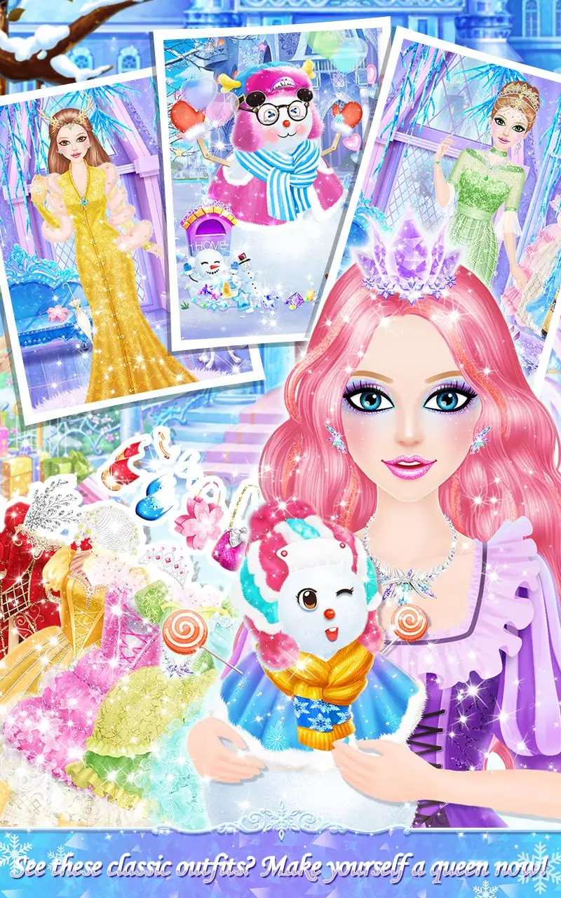 Снимка на екрана Princess Salon: Frozen Party 4