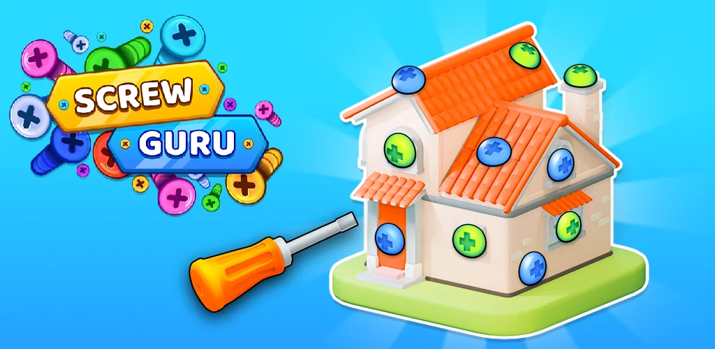 Screw Guru खेल Android के लिए कवर आर्ट