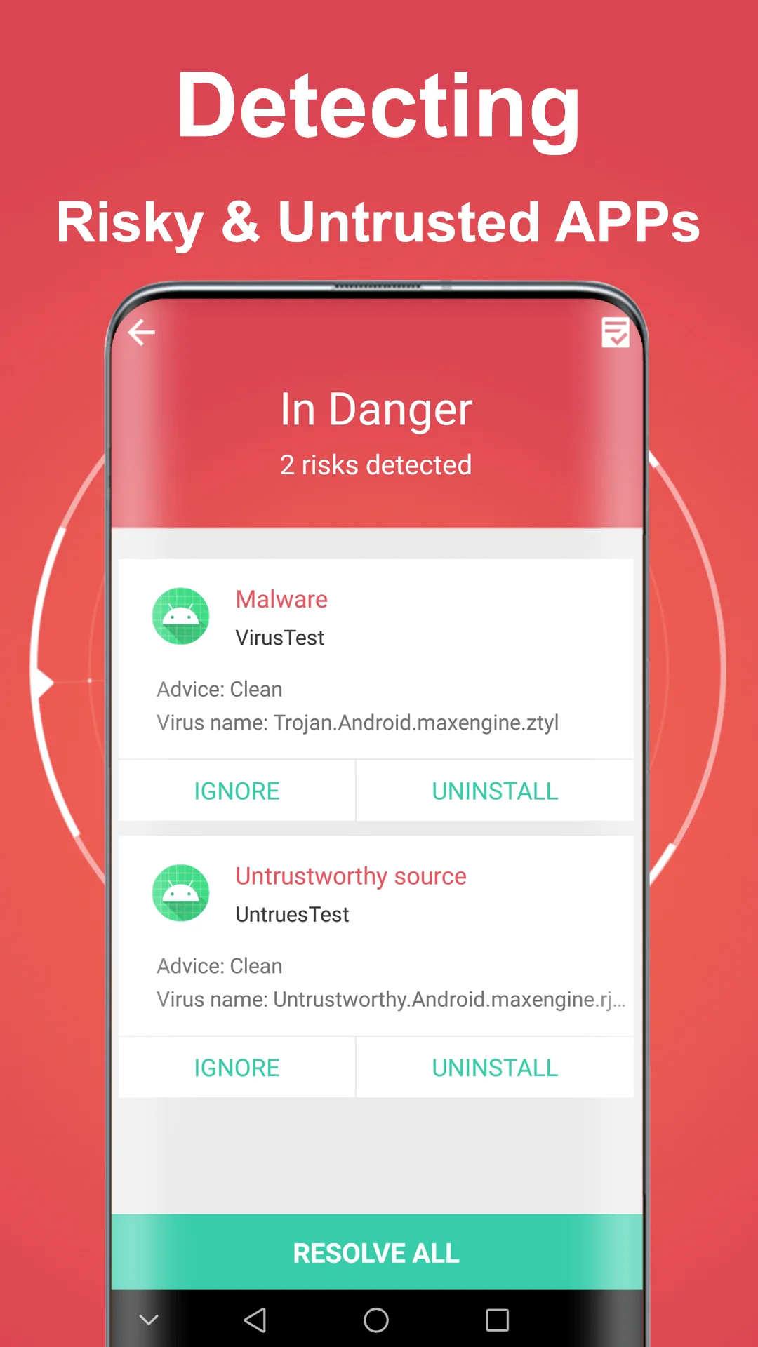 Снимка на екрана Security Antivirus Max Cleaner 4
