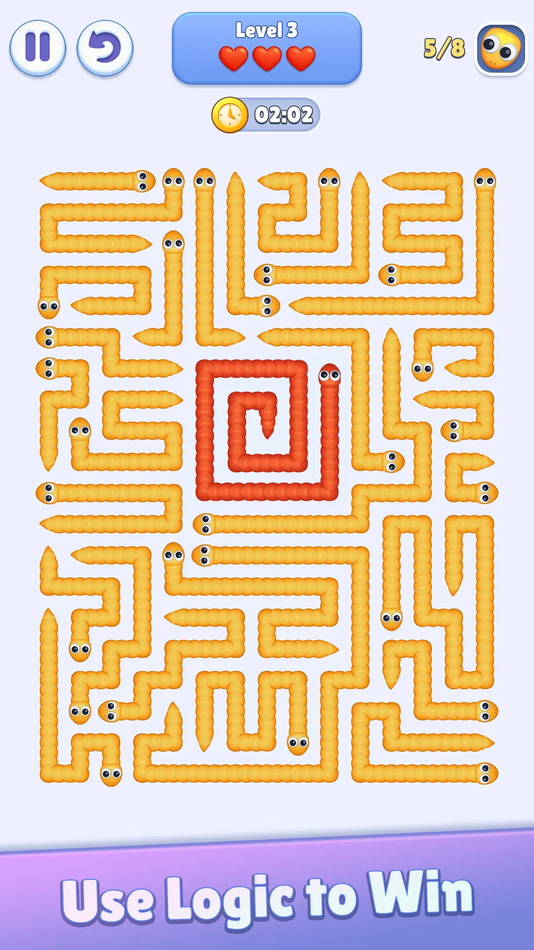 Скриншот Snake Escape 2