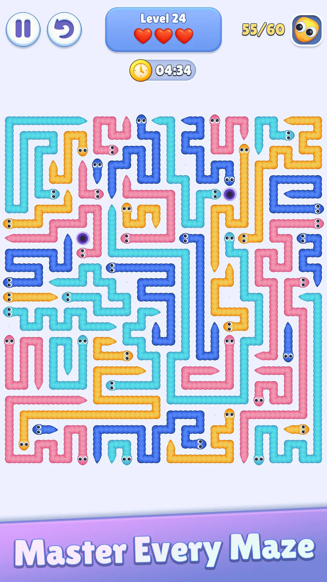 Скриншот Snake Escape 4