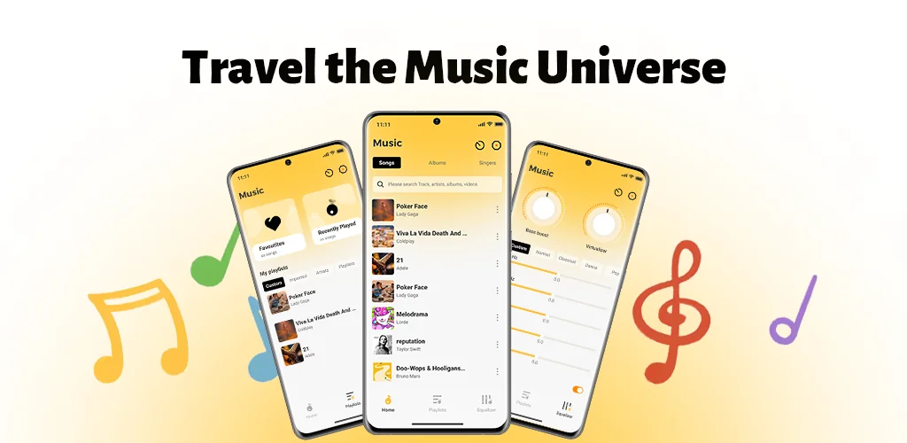 SonicNest — Music Player aplikace obálka pro Android
