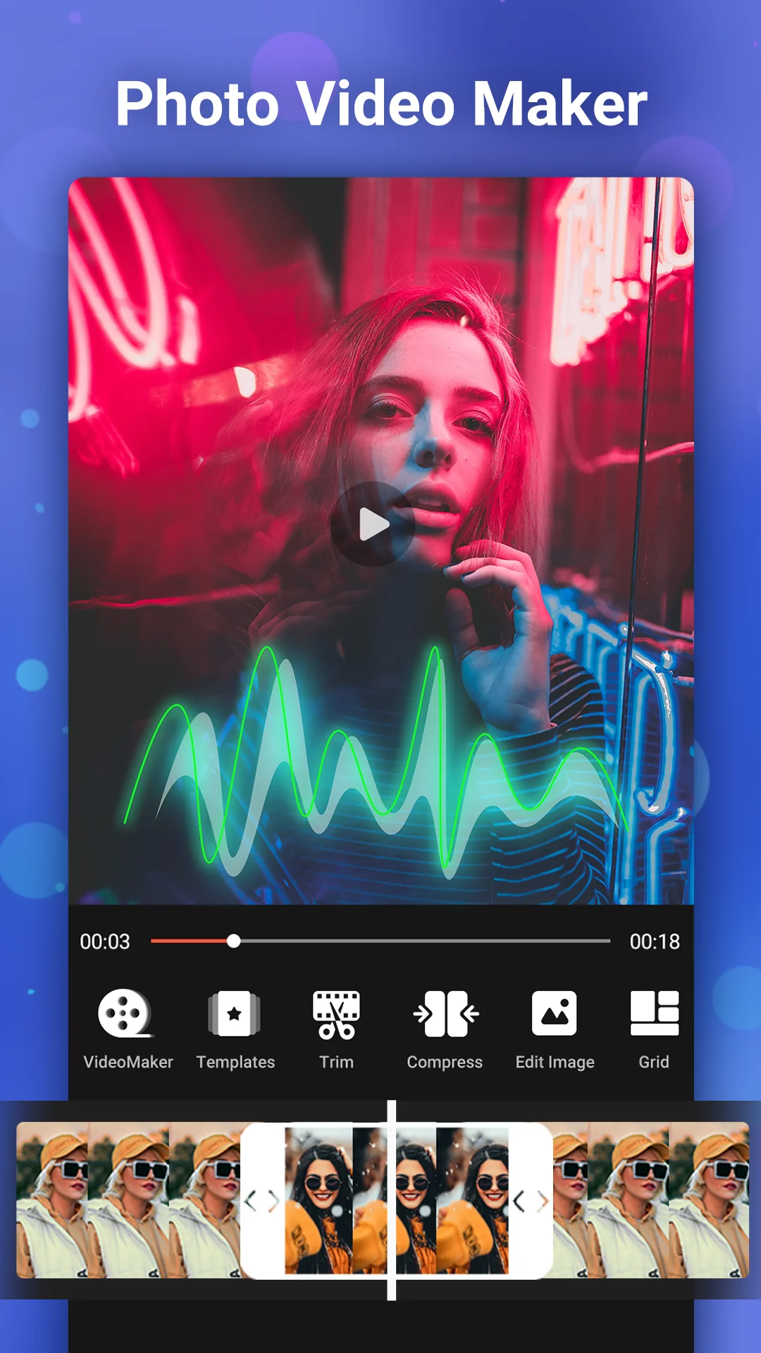 Schermata Creatore di video con musica 2
