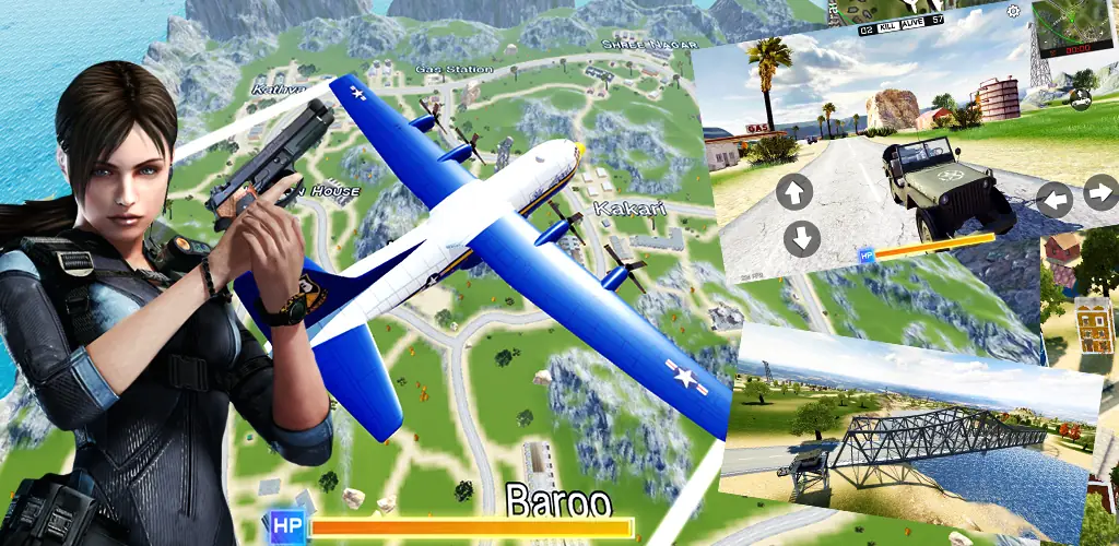 Survival Unknown Battle Royal खेल Android के लिए कवर आर्ट