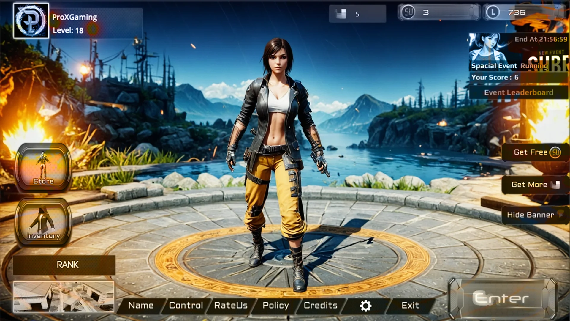 Screenshot Survival Unknown Battle Royal 1