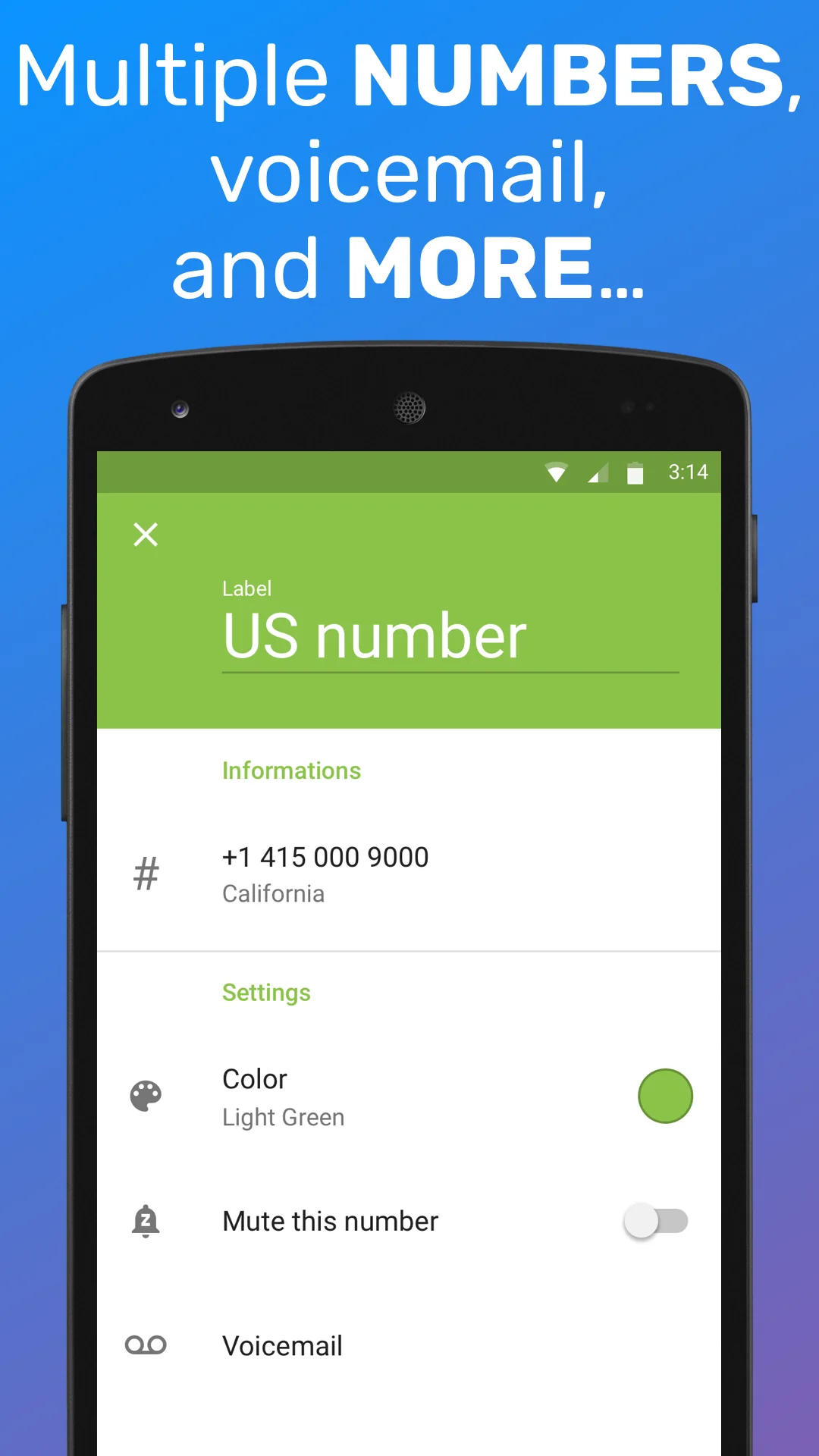 ภาพหน้าจอ TextMe Up Calling & Texts 5