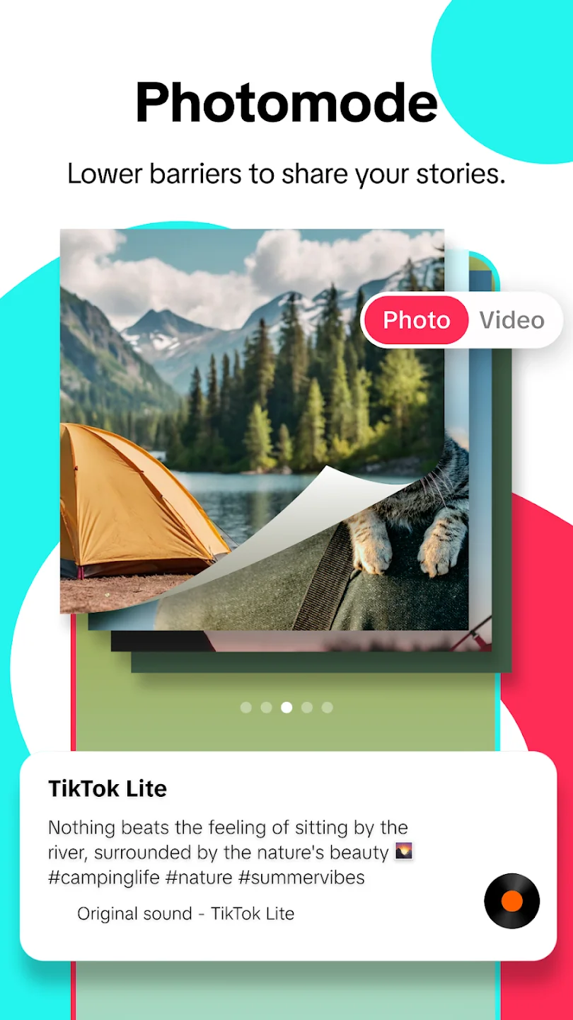 Captura de tela TikTok Lite - Faster TikTok 8