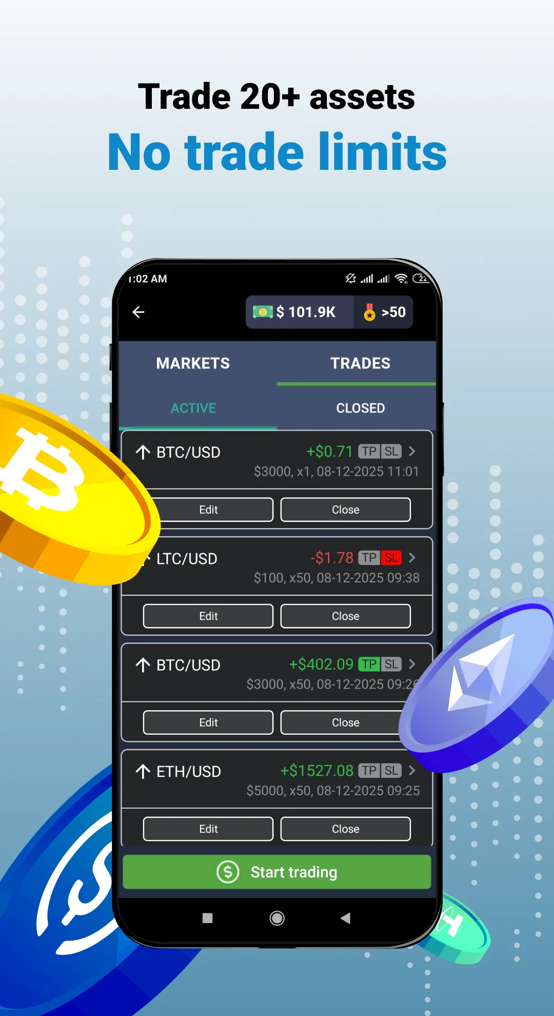 Trading Arena-Crypto Simulator képernyőkép 6