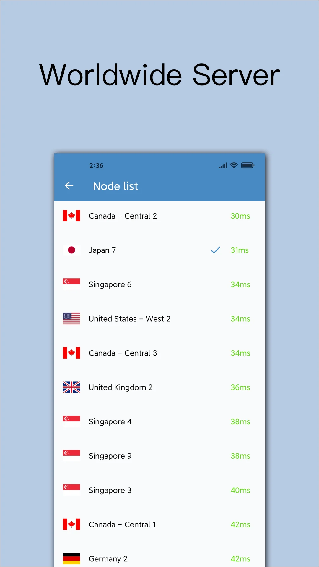 لقطة شاشة V2VPN - A Fast VPN Proxy %د