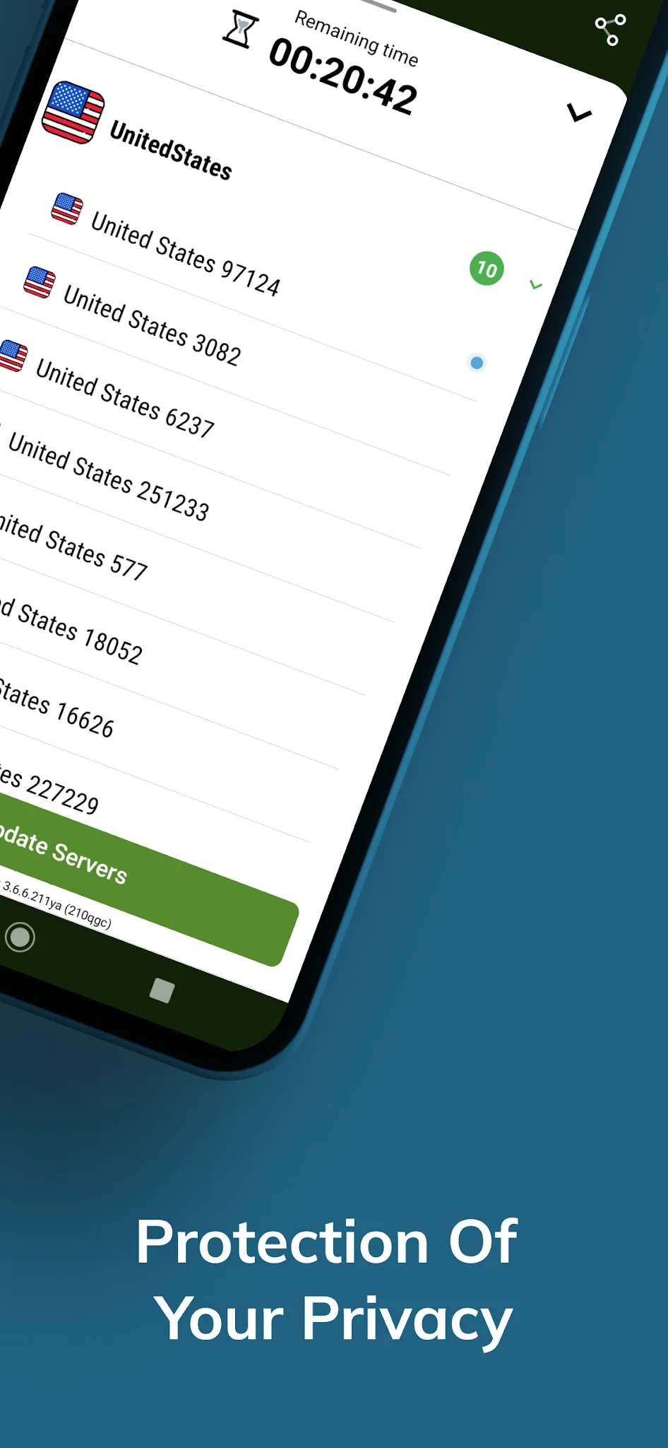 ภาพหน้าจอ Verde VPN 3