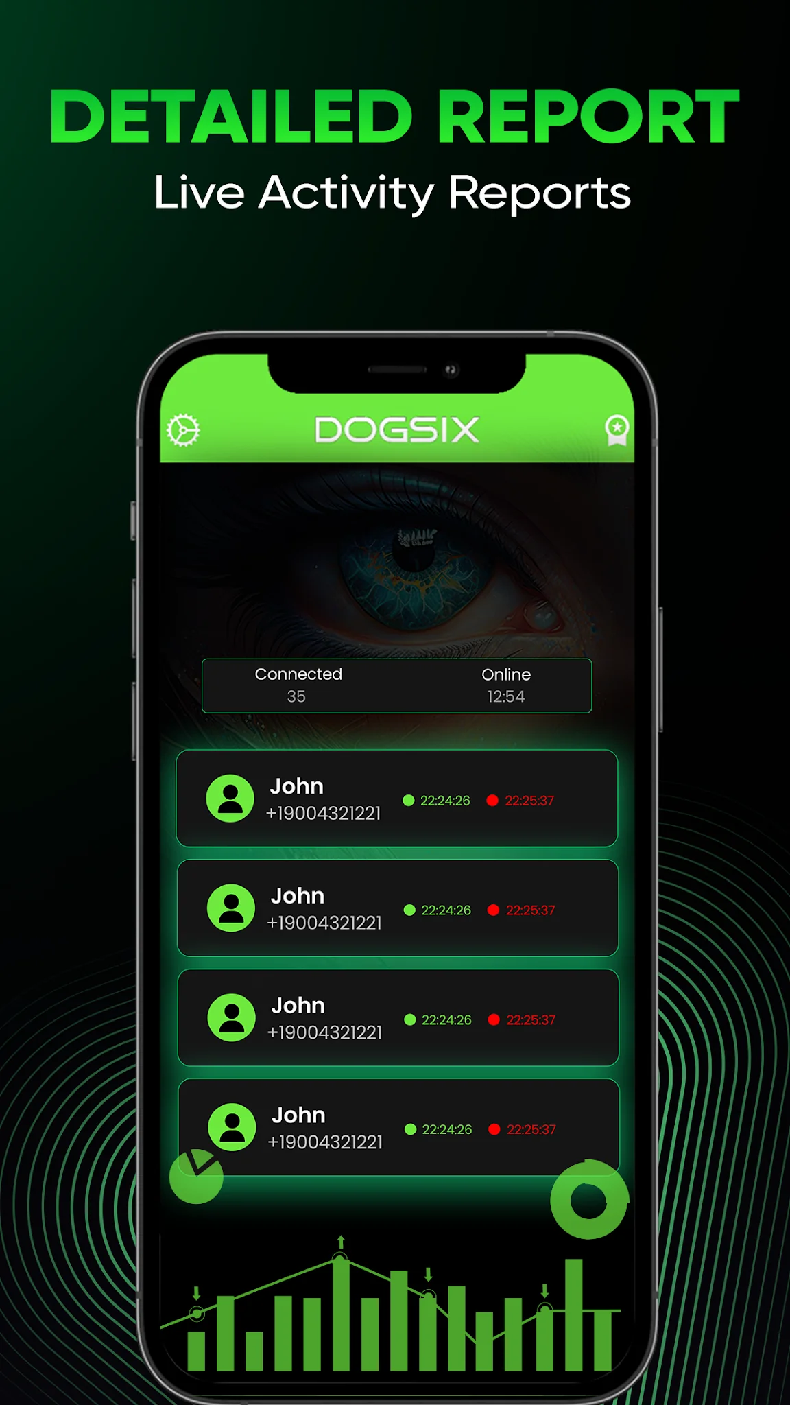 Snímek obrazovky WA online tracker 2