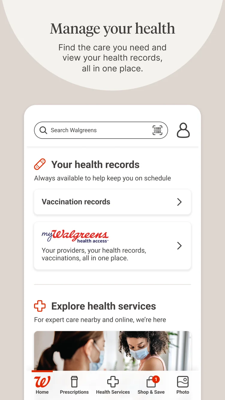لقطة شاشة Walgreens %د