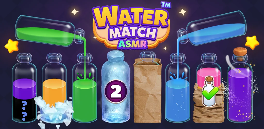 Water Match™- ASMR Water Sort jeu cover art for Android