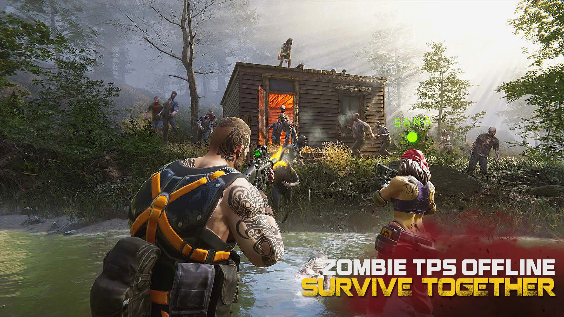 Captura de tela Zombie Hunt: Apocalypse Games 1