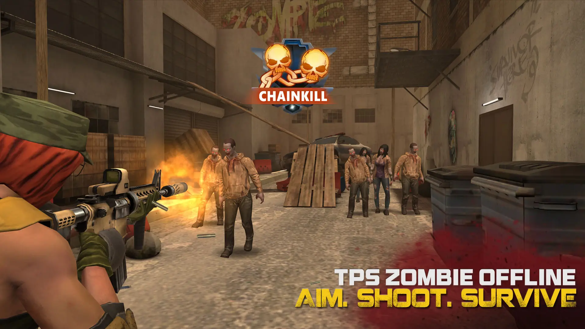 Captura de tela Zombie Hunt: Apocalypse Games 7