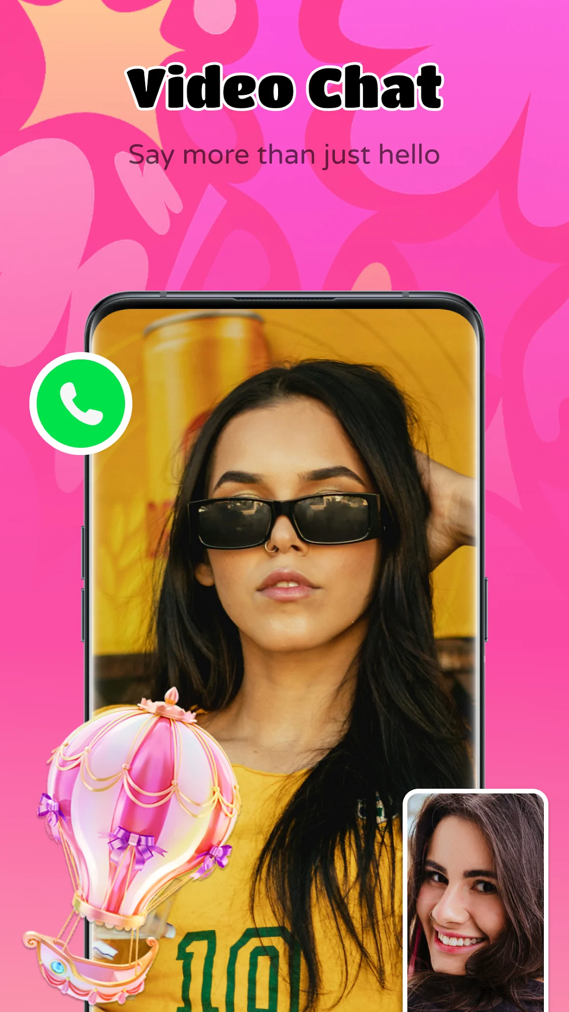Снимка на екрана Ahabi-Make friends& Video chat 2