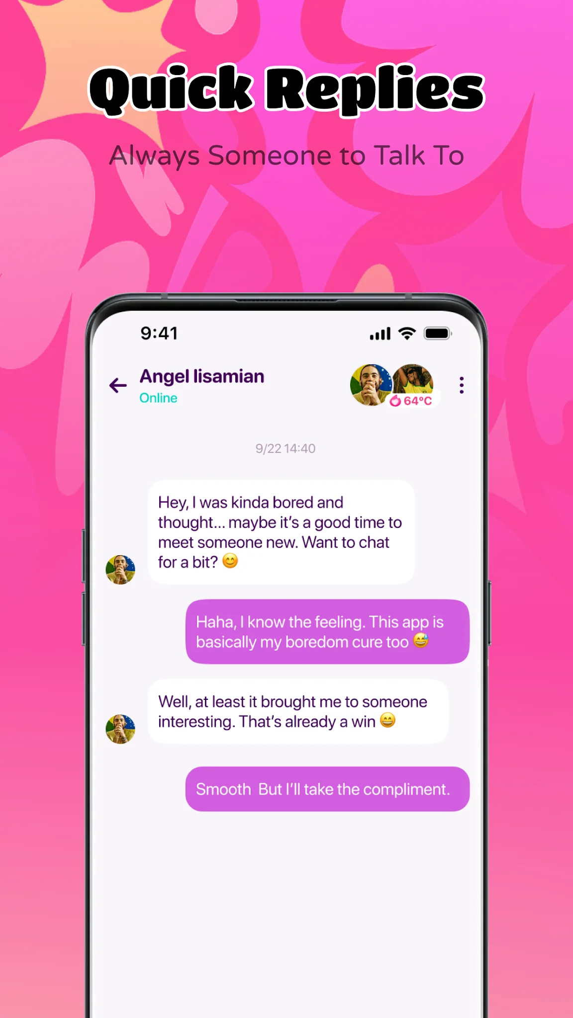 Снимка на екрана Ahabi-Make friends& Video chat 3