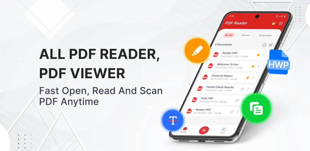 Все PDF Чтение и Просмотр приложение обложка для Android