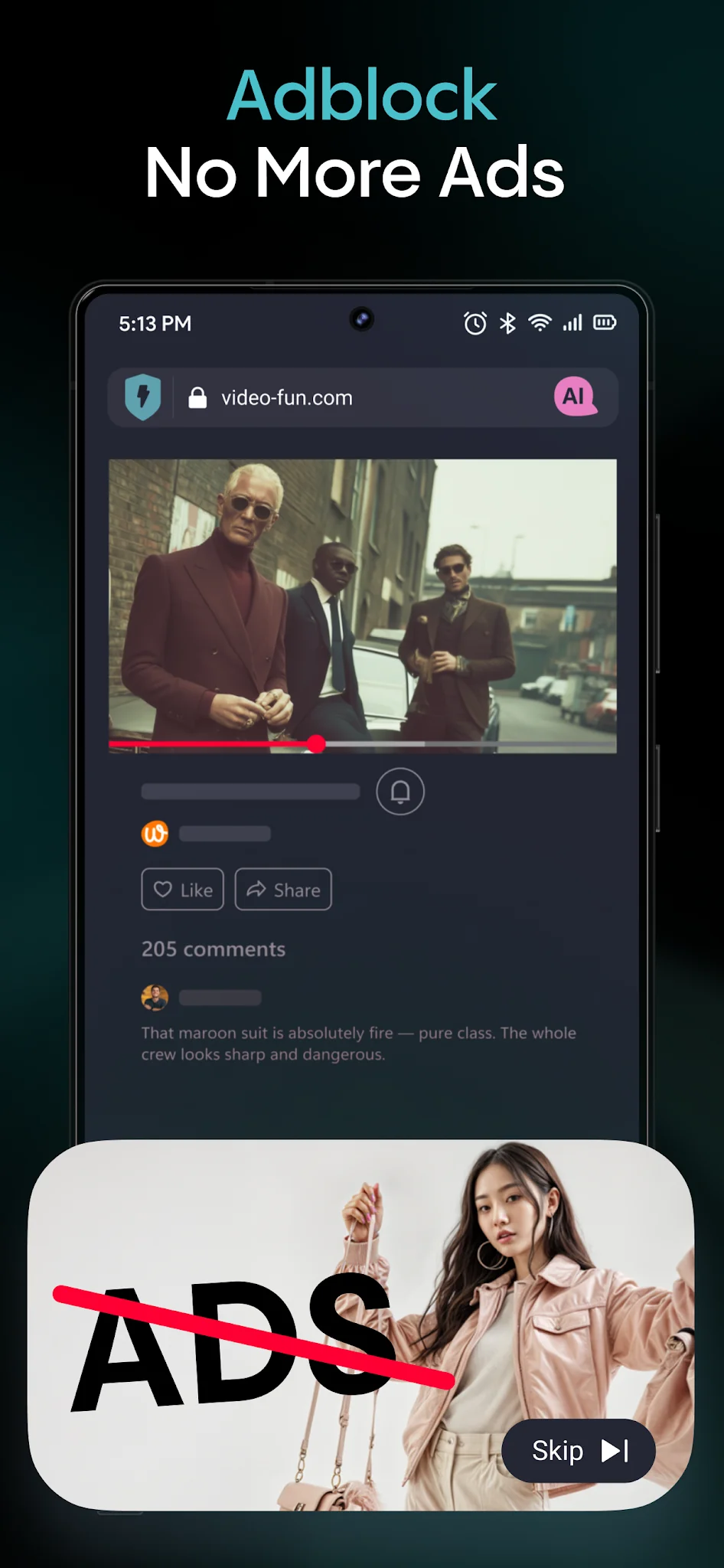 Captura de pantalla Aloha Navegador Privado - VPN 3