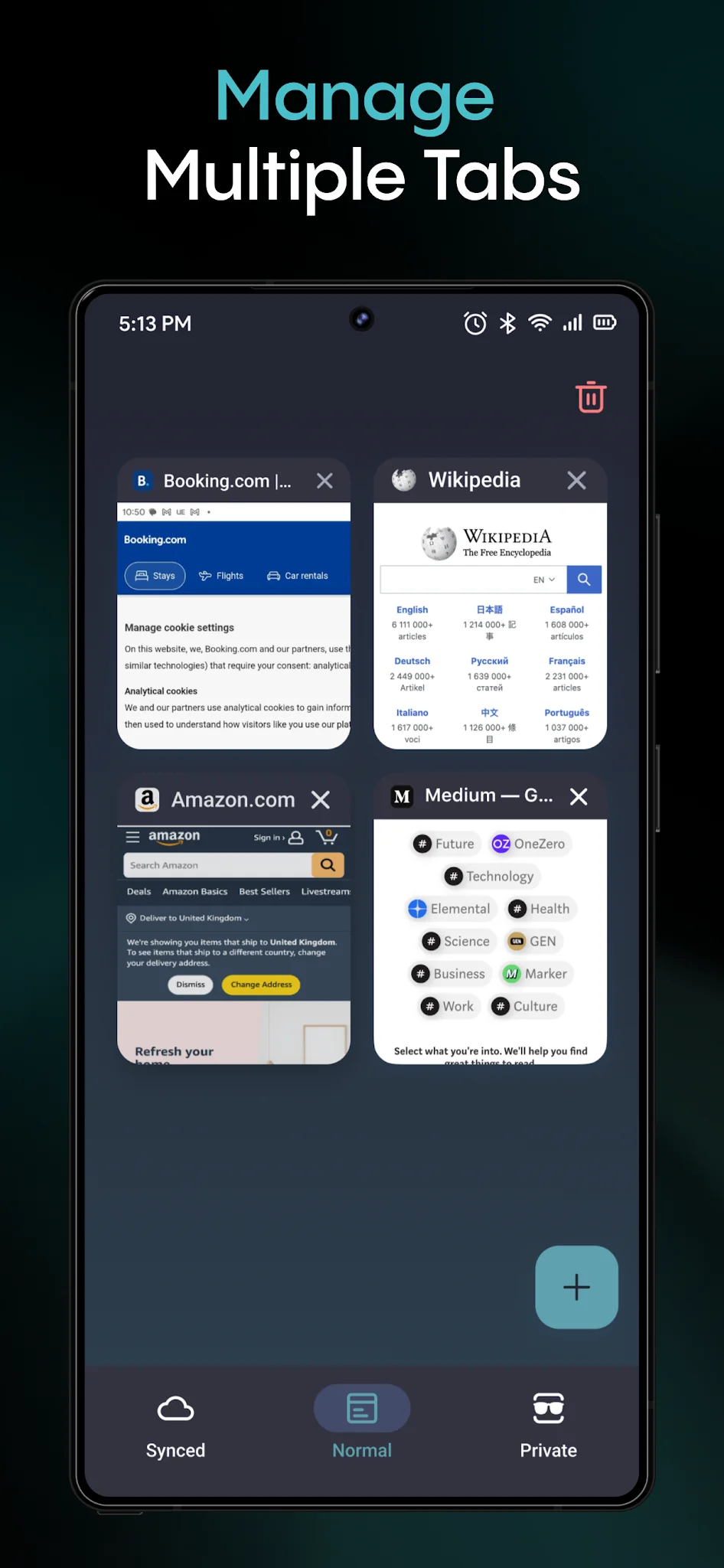 Captura de pantalla Aloha Navegador Privado - VPN 6