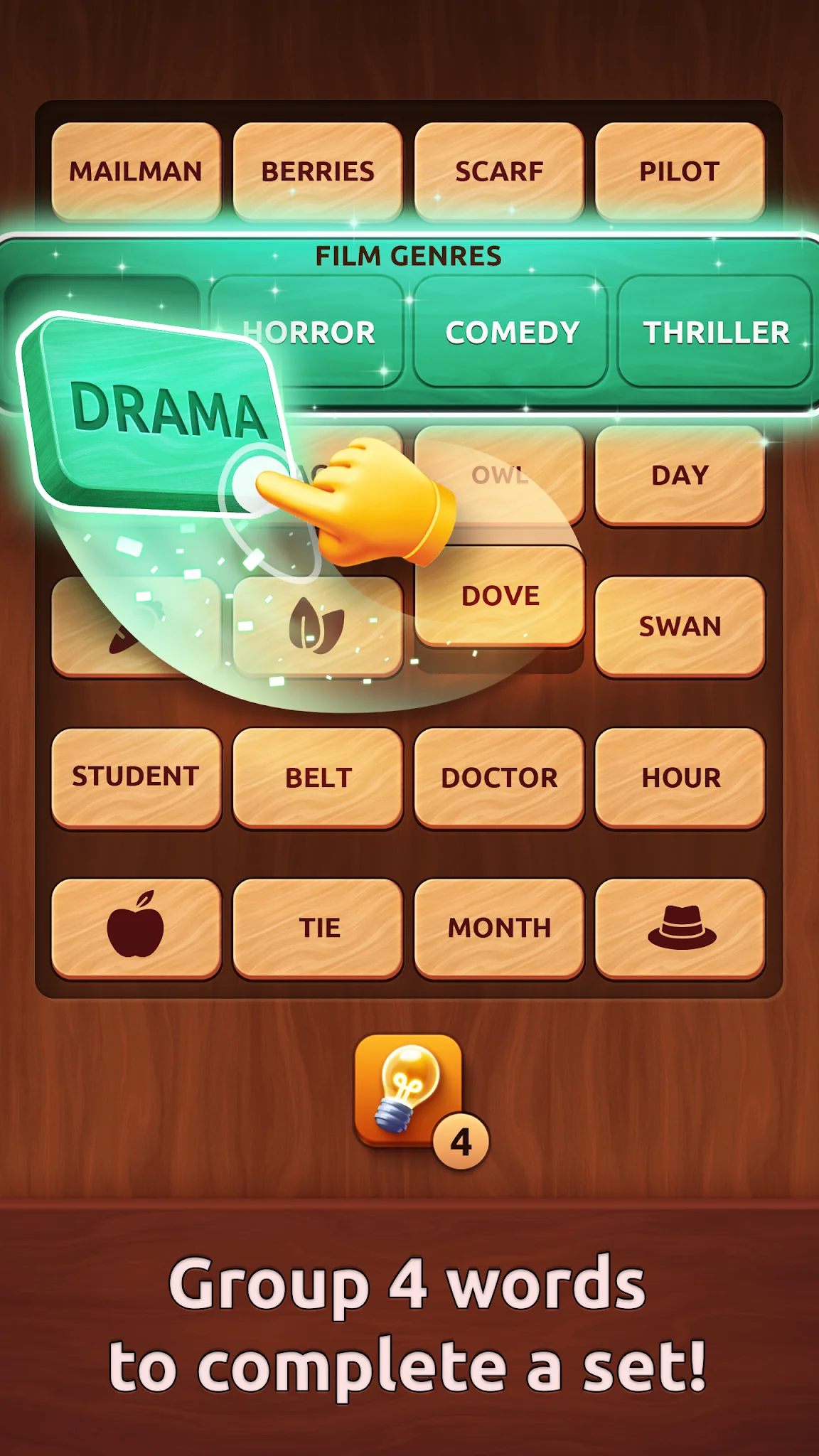 Скриншот Associations - Colorwood Game 2