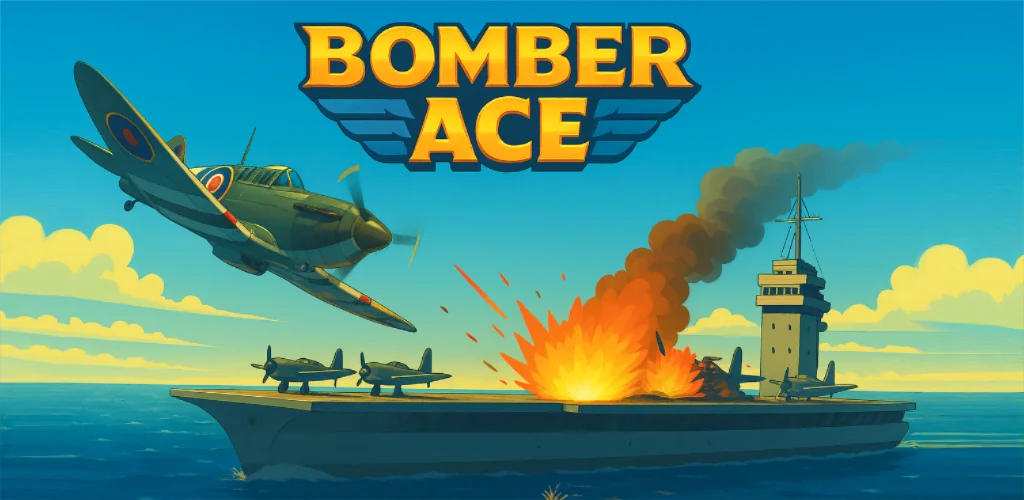 Bomber Ace: WW2 war plane game игра корица за Android