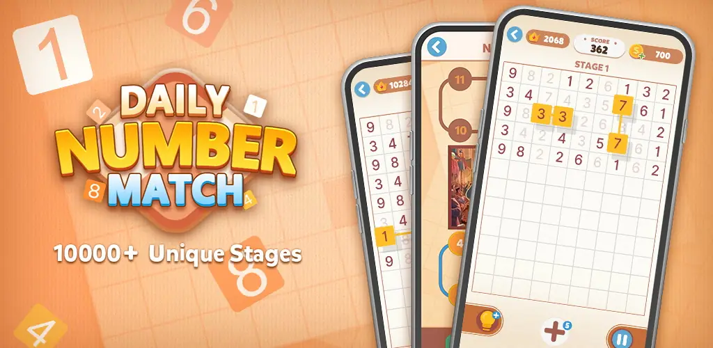 Daily Number Match gra okładka dla Androida