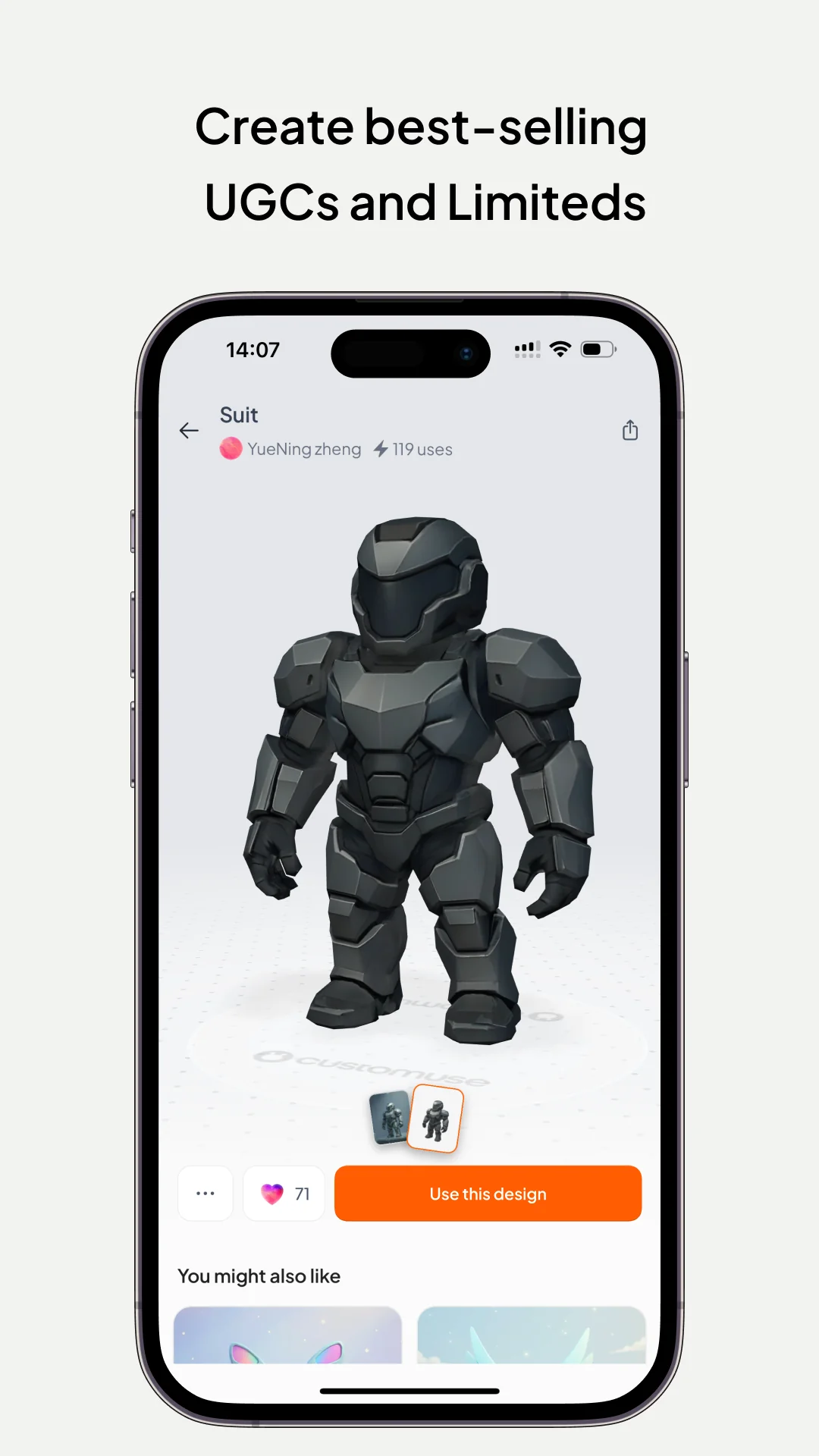 Customuse: Skins Maker Roblox télécharger APK (Android)