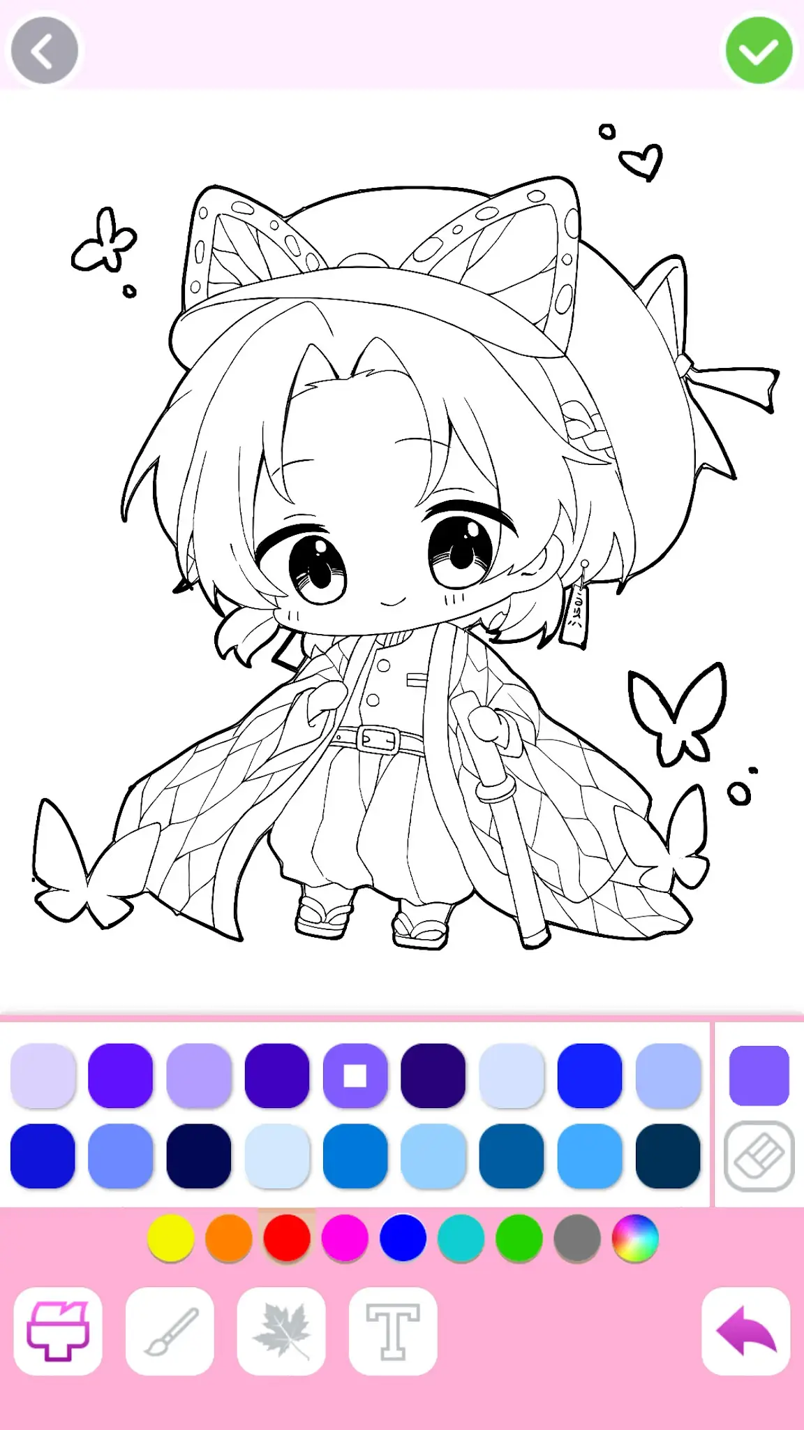Screenshot Cute Drawing : Anime Color Fan 2