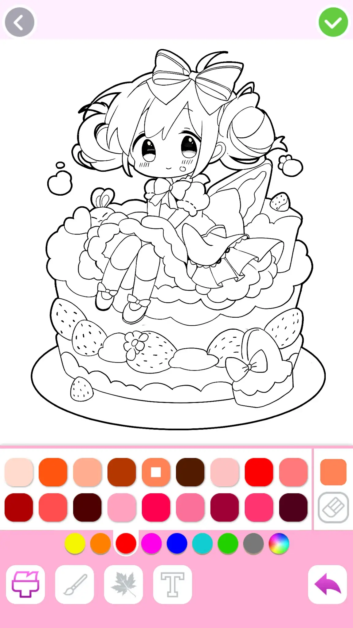 Screenshot Cute Drawing : Anime Color Fan 5